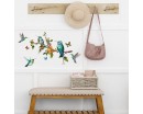 Watercolour Flying Birds on The Tree Branches